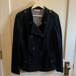 Coldwater Creek Navy Pea Coat